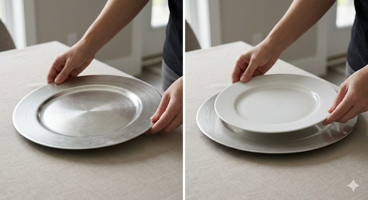 Charger Plates vs Dinner Plates: How to Use Each Piece Correctly