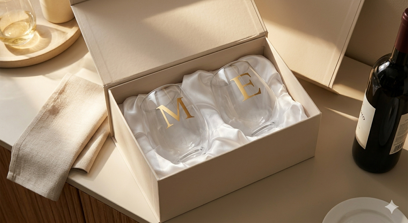 Personalized Initial Wine Glass Gift Guide for Thoughtful Home Entertaining