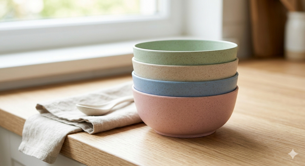 Wheat Straw Bowls: A Practical Guide for Lightweight Everyday Tableware