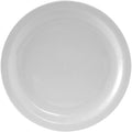 Tuxton China CLA-094 Plate, 9-1/2" Diameter, Round, Narrow Rim, Microwave and Dishwasher Safe, Oven Proof, Fully Vitrified, Colorado, Porcelain White, Pack of 24