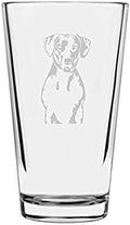 Rhodesian Ridgeback Dog Themed Etched All Purpose 16oz Pint Glass