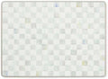 MACKENZIE-CHILDS Set of 4 Cork-Back Placemats, Hard-Finish Table Mats, Gray-and-White Sterling Check