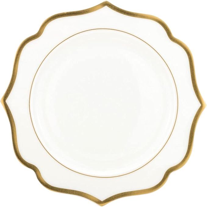 Euro Porcelain 57-pc Banquet Dinnerware Set, Luxury Bone China Tableware, Service for 8 (2MP) (6664-20)