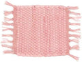 Handcrafted Chindi Rag Rug Coaster – 100% Cotton, Handwoven, Colorful & Eco-Friendly | Boho Style Drink Mat for Home, Kitchen, or Table Décor - Peony