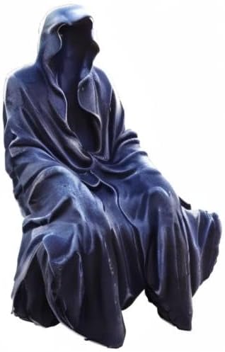 Resin Tabletop Gothic Decor Sitting Statue, Resin Statue Gothic Decor, Fits On Sturdy Shelf and Has A Cool Mystic Look 5.1 Inch