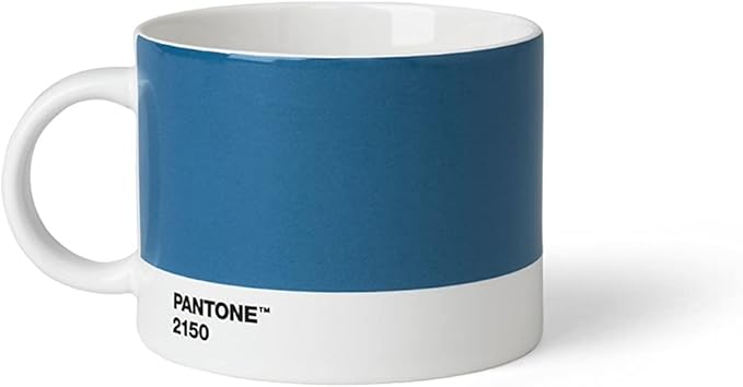 Pantone Tea Cup Porcelain, 475 ml, Porcelain, Blue 2150, 10.4 x 10.4 x 8 cm