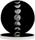 Eclipse Moon Coaster Lunar Universe Astronomy Nature Planet Space Sphere Dark Night Tabletop Protection for Any Table Type Wood, Granite, Glass, Soapstone, Sandstone, Marble, Stone Tables