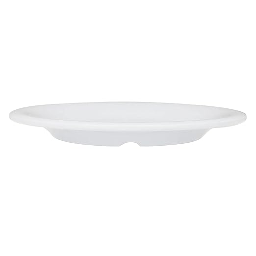 G.E.T. 7.5" Heavy-Duty Wide Rim Melamine Salad Plate (Set of 4)