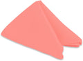 Polyester Cloth Napkins - Washable Soft Table Linens - Durable & Elegant for Dining, Restaurants, Weddings, Events, Rentals, Banquets, & Parties - Premium Quality Set of 250, Coral, 20"x20"