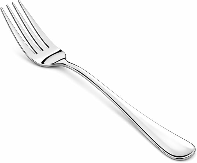 8 Pieces Dinner Forks Set,8" Forks,Food Grade Stainless Steel Dinner Fork,Fine Fork Set for Home,Kitchen,Restaurant,Mirror Polished and Dishwasher Safe