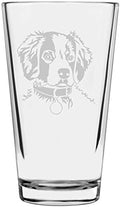Brittany Spaniel Custom Personalized Dog Themed Etched All Purpose 16oz Pint Glass