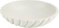 Large Decorative Bowl - Modern Fruit Bowl for Kitchen Counter & Coffee Table, Stylish Key Purse Bowl for Entryway & Console Table Decor,Cream White