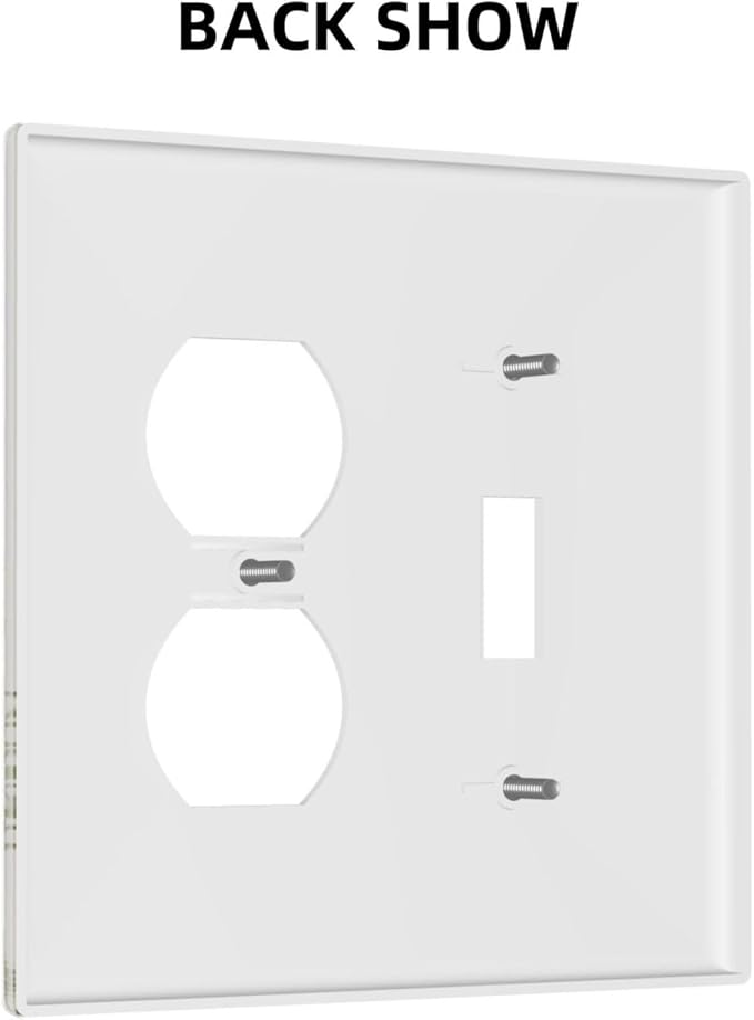 Light Switch Cover Plate Wildflower Botanical Plant Herbs Flower 2 Gang Decorative Switch Plates 1 Toggle Duplex Combo Outlet Covers GFCI Wall Plates for Bathroom Livingroom Decor