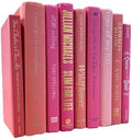 Real Books by Color® (Set of 7, Pink) Decorative Bookshelf Home Decor Shelf Styling Photo Prop