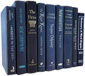 Real Books by Color® (Set of 5, Dark Blue) Decorative Bookshelf Home Decor Shelf Styling Photo Prop