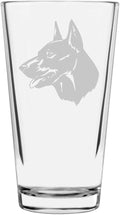 Kai Ken Tora Inu Custom Personalized Dog Themed Etched All Purpose 16oz Pint Glass