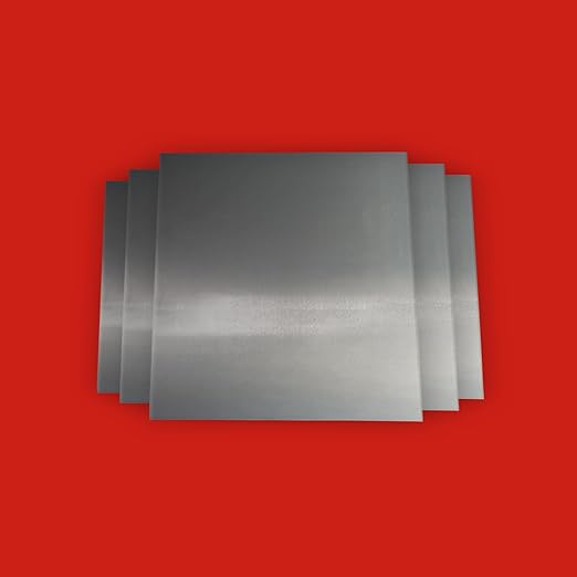 16-Gauge Mild CRS Steel Sheet - Formable, Weldable, Magnetic, Smooth Surface - Industrial-Grade Metal Plate for DIY Projects, Fabrication, and More. (5, .060 x 12 x 12)
