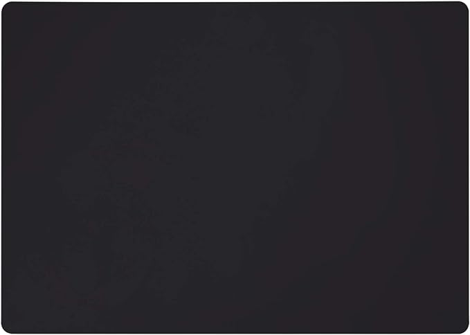 Gartful Extra Large Silicone Mats for Countertop, 28" by 20" Multipurpose Mat, Counter Table Protector, Desk Saver Pad, Placemat Nonstick Nonskid Heat-Resistant Pad, Black