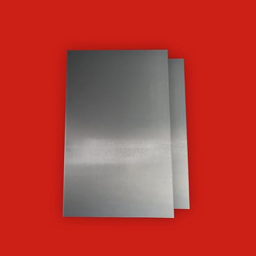 Metoro 16-Gauge Mild CRS Steel Sheet - Formable, Weldable, Magnetic, Smooth Surface - Industrial-Grade Metal Plate for DIY Projects, Fabrication, and More. (2, .060 x 12 x 8)