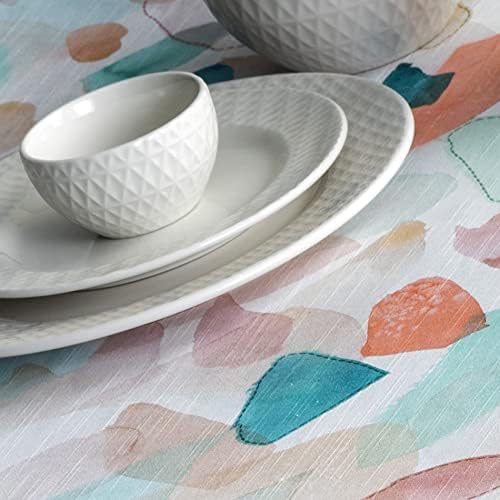 Maison d' Hermine Table Cloth Square Table 100% Cotton 60 x 60 Inches Tablecloth Reusable Decorative for Dining Room Farmhouse Home Valentines Day Decorations Spring Summer - Summer Picnic
