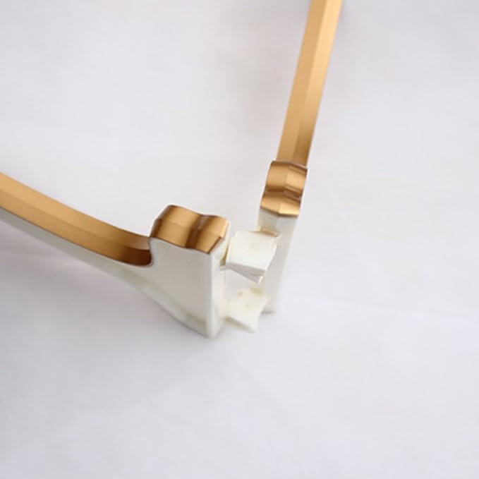 Artliving Display Stand Easel Bowl Stand for Display Large Deep Bowls, Platters and Deep Dishes White Gold