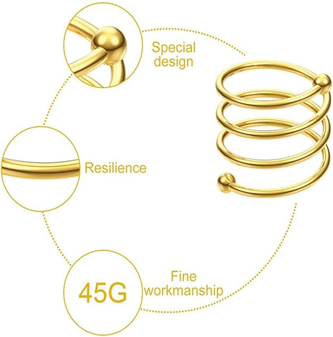 Napkin Rings Set of 12, Gold Napkin Rings Napkin Holders for Cloth Napkins Thankgiving Wedding Christmas Party Dinner Table Decoration(12 Pcs Gold Spring)
