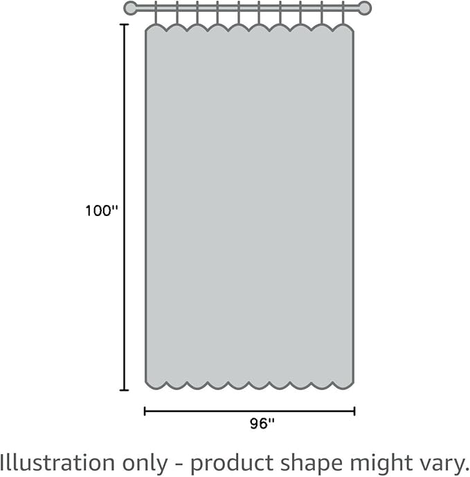 PrinceDeco 100% Blackout Curtains for Living Room Sliding Door Curtains Blackout Curtain 96 Inches Long Patio Treatment for Sliding Door Thermal Insulated Curtain,W100 X L96 Inch,Pure White