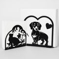 Decorative Cat and Dog Napkin Holder – Metal Napkin Organizer for Everyday & Cocktail Napkins – Cute cat Coffee filter holder size #2 & #4 for Kitchen Table Decor Gift for Animal Lovers 2-Pack