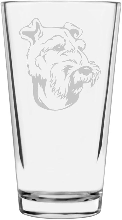 Welsh Terrier Custom Personalized Dog Themed Etched All Purpose 16oz Pint Glass