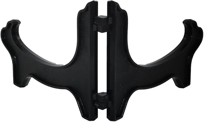 Artliving Display Stand Easel Bowl Stand for Display Large Deep Bowls, Platters and Deep Dishes Black.