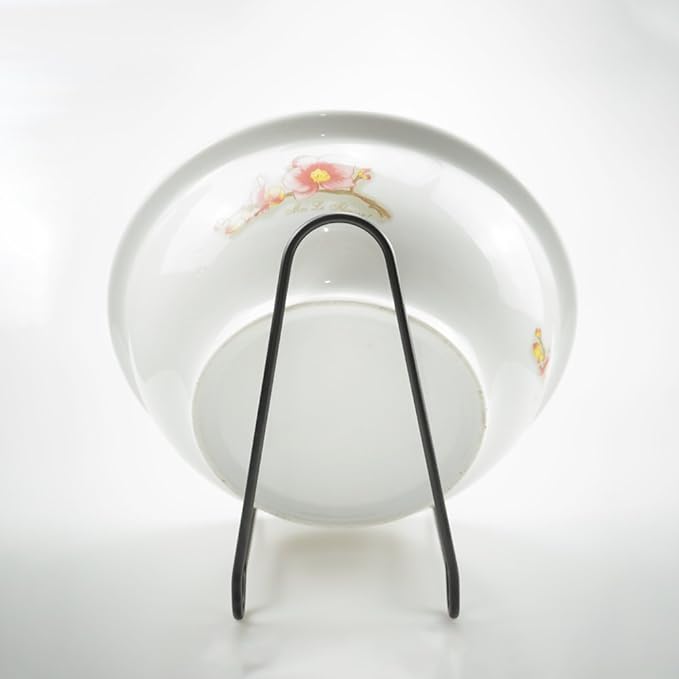Artliving 2 Pack Display Stand Easel Iron Bowl Stands for Display Large Deep Bowls, Platters and Deep Dishes