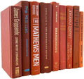 Real Books by Color® (Set of 7, Orange) Decorative Bookshelf Home Decor Shelf Styling Photo Prop