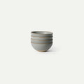 MORA Small Bowls Set of 4, 16oz Ceramic Pottery Dessert Bowls - Microwave, Oven and Dishwasher Safe - Peppercorn