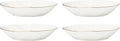 Lenox 899193 Blue Bay White Pasta Bowls, Set Of 4, Service For 4