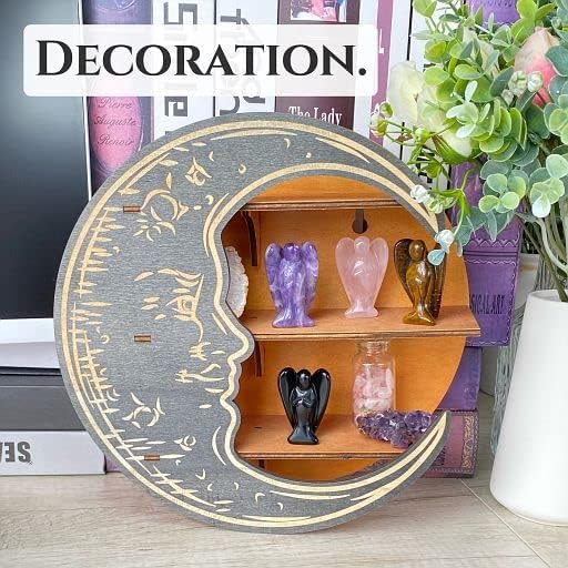 YATOJUZI 2" Amethyst Rose Quartz 2Pcs Angel Decor Crystal Cute Polished Natural Stone Hand-Carved Sculpture Statue Figurines Gemstone Hippie Home Room Office Desk Gifts for Women Men