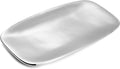 Nambé Marupa Platter – 18 x 9.5 Inch Alloy Platter with Rounded Corners & Smooth Surface – Ideal for Appetizers, Snacks, Fruits, Desserts, Pastries & Decorative Table Display