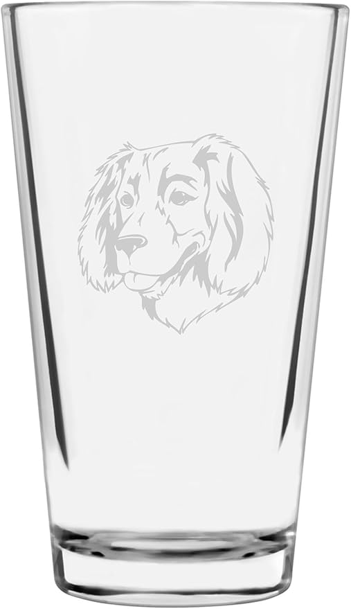 Boykin Spaniel Customizable Dog Themed Etched All Purpose 16oz Pint Glass