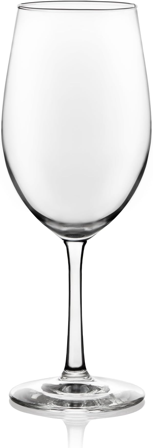 Libbey Vineyard Reserve Wine Glass Set of 12, Red and White Clear Wine Glasses, Merlot, Bordeaux, Chardonnay Gifts, Lead-Free Stemware Glasses