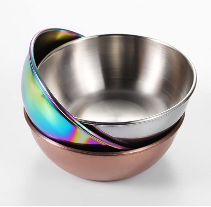 12 Pack Stainless Steel Sauce Dishes, Silver Mini Saucers Bowl Round Seasoning Dishes Sushi Dipping Bowl Appetizer Plates, 3.15inch