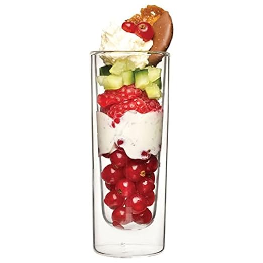 Hospitality Glass Brands HG90050-006 Double-Walled Tall Shot, 3 oz. (Pack of 6)