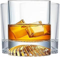Hand Blown Crystal Whiskey Glass Set - 12oz Cocktail Old F, Great for Cocktails and Bourbon (Set of 3)