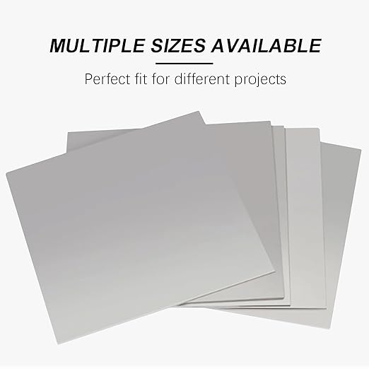 TEN-HIGH 2 Pack 16 Gague Mild Steel Sheet Metal Plate 20 x 20 Inch Cold Rolled Steel Plate for Professional Industrial Use and DIY Projects - Smooth Surface, Easy to Form and Weld