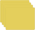 Silicone Placemats, Food-Grade Non-Slip Waterproof, Dining, Stain Resistant, Countertop Protector, Kitchen Counter Mat, Heat Resistant, Baking mat Dishwasher Safe (15.7x11.8Inch-4pack, Yellow)