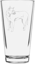 Phu Quoc Ridgeback Custom Personalized Dog Themed Etched All Purpose 16oz Pint Glass
