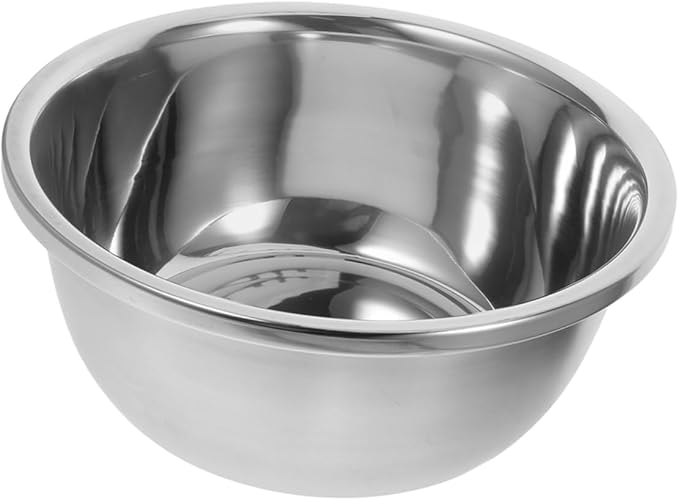 Stainless Steel Mixing Bowl Kitchen Prep Bowl for Baking Salad and Cooking Durable Noodle Bowl Space Saving Design Smooth Finish for Easy Handling