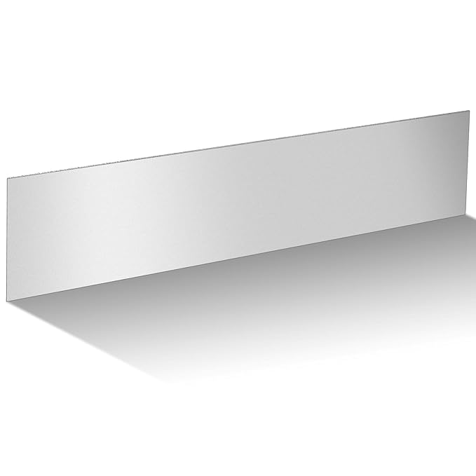 12 x 48 Inch 16 Gauge Mild Steel Sheet Metal Plate, Square Weldable Carbon Cold Rolled Panels for Industrial DIY Welding, Craft Use Accessories, Easy Formability Smooth Surface