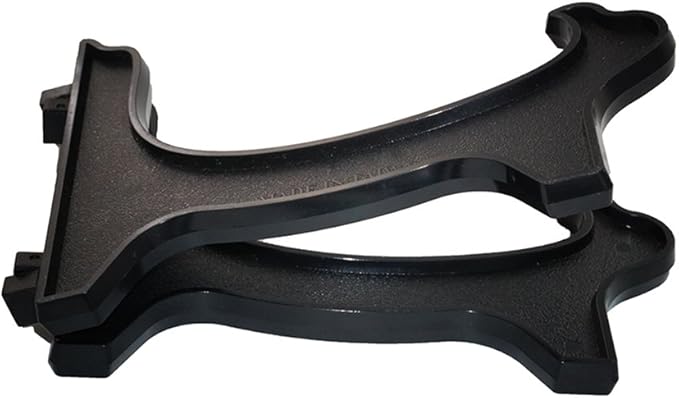 Artliving Display Stand Easel Bowl Stand for Display Large Deep Bowls, Platters and Deep Dishes Black.