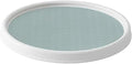 Copco White Non-Skid Turntable | 12 Inch Diameter | Rimmed Edge | For Kitchen Cabinet | Single Pack