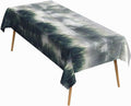 52x70 Inch Nature Rectangular Tablecloth Bird Fog Pine Tree Dreamland Table Cloth Waterproof Durable Table Cover for Holiday Picnic Outdoor BBQ Decor