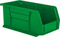 Hudson Exchange 11" x 5-1/2" x 5" Plastic Stackable Storage Bin and Hanging Container (Green, 1 Pack)